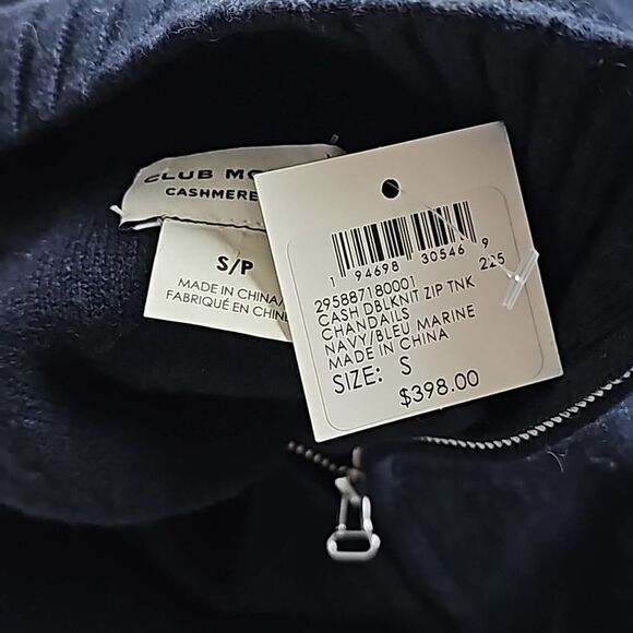 Club Monaco Double Knit Zip Turtleneck - Picture 3 of 4